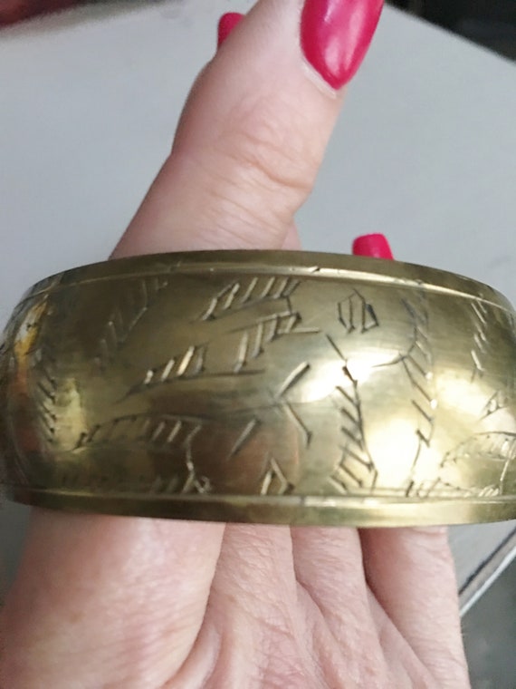 Solid Brass Bangle Bracelet India - image 2