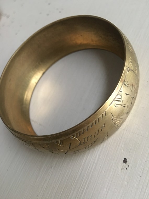 Solid Brass Bangle Bracelet India - image 3