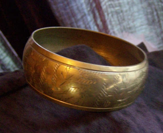 Solid Brass Bangle Bracelet India - image 1