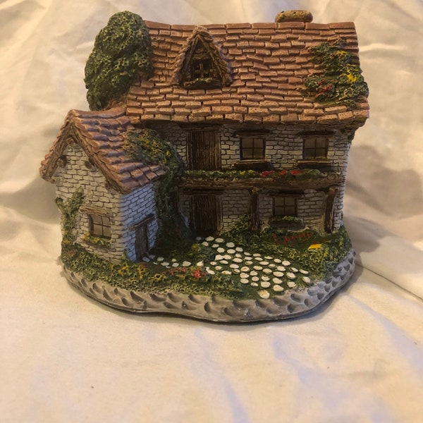Hand Painted 1986 Lighted Country Cottage Collection by Ron Gordon Designs 973E