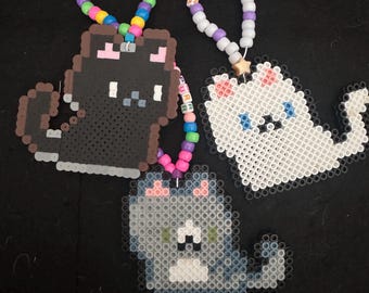 Gatinho fofo Perler Kandi