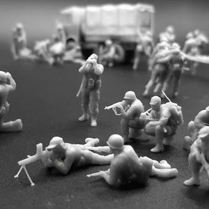 1/72 20mm Djebel Evasan - Algérie 1958 (35 figures & Goelette 4x4) 画像 4
