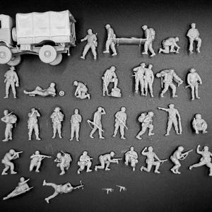 1/72 20mm Djebel Evasan - Algérie 1958 (35 figures & Goelette 4x4) 画像 5
