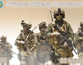 1/72 20mm Modern Private Military Contractors  (21 Figures)