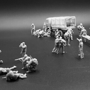 1/72 20mm Djebel Evasan - Algérie 1958 (35 figures & Goelette 4x4) 画像 2