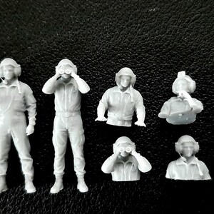 1/72 French Leclerc MBT & 5 figures imagem 5