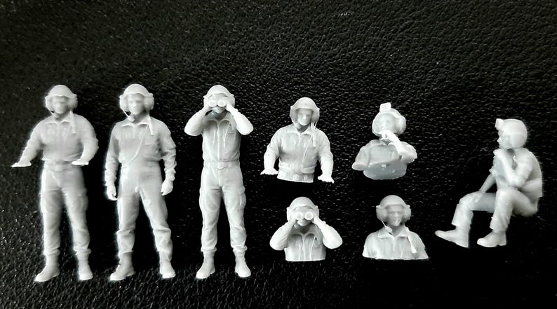 1/72 French Leclerc MBT & 5 figures imagem 5