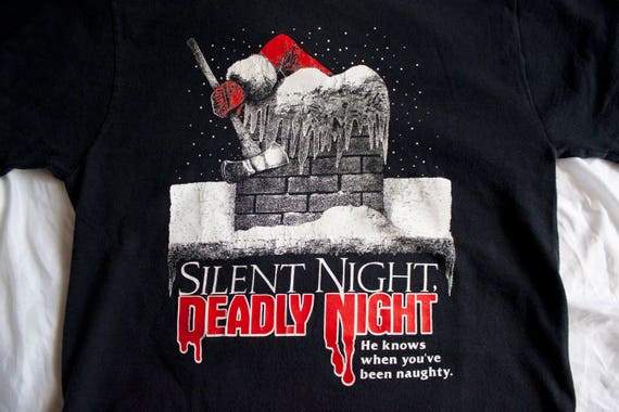 90s Silent Night Deadly Night shirt - Vintage SNDN
