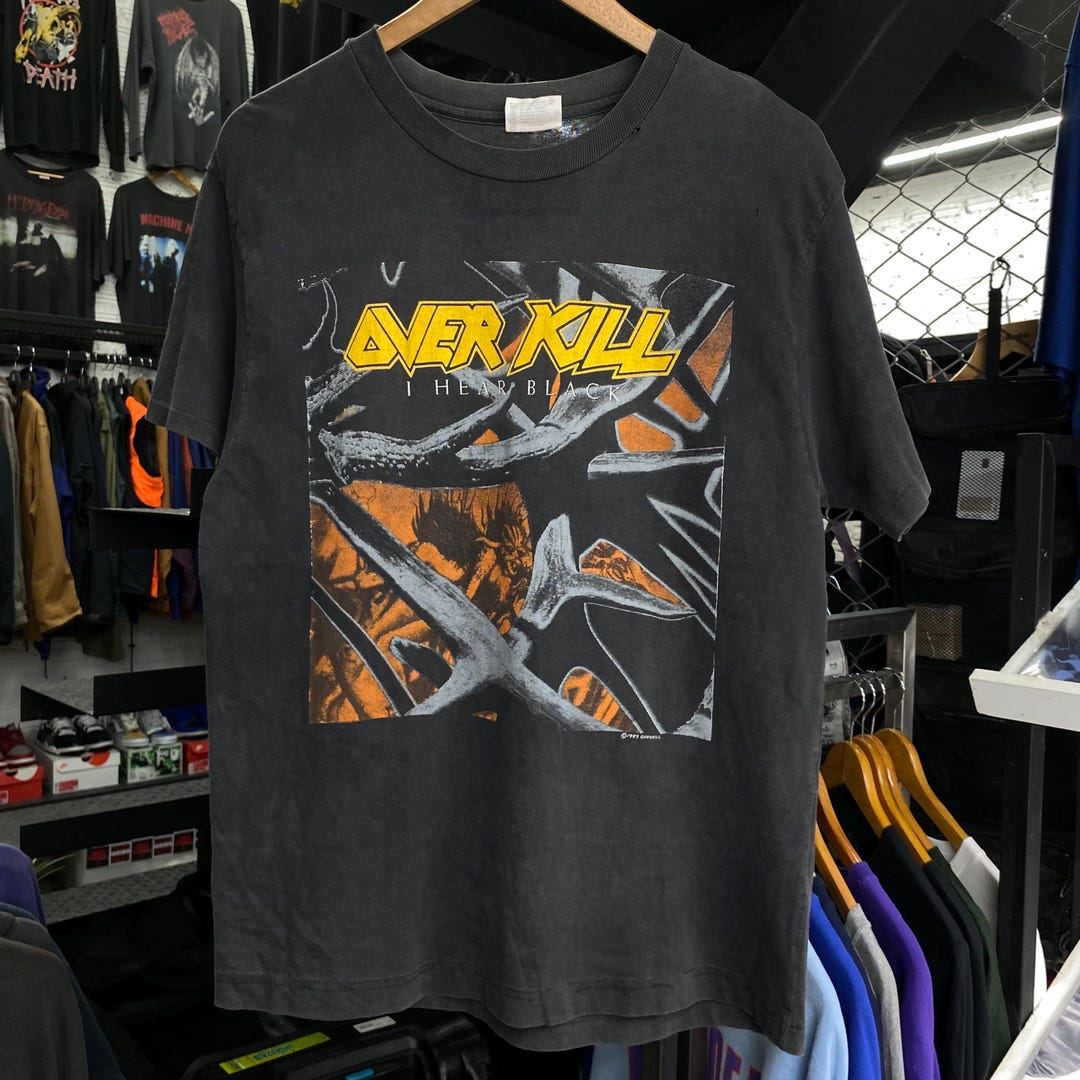 OVERKILL Vintage 1993 US TOUR Shirt - Etsy