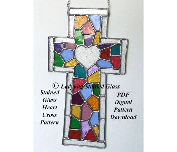 Celtic Cross Stained Glass Pattern