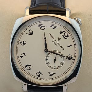 Refurbished Vacheron Constantin Historiques American Automatic White Dial Leather Band Men's Wristwatch