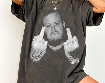 Comfort Colors Jelly Roll Mittelfinger Shirt, T-Shirt im Vintage-Stil