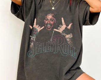 Comfort Colors Jelly Roll Tour Shirt, T-Shirt im Vintage-Stil