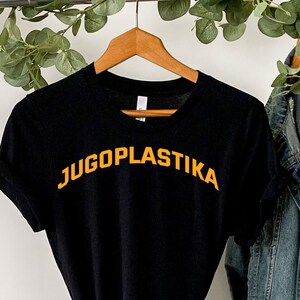 Jugoplastika t-shirt, Jugoplastika tröja, Jugoplastika, Basketball Club Split, Jugoslavien, Kroatien, De gula, Kukoc, Radja