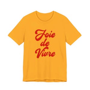 Joie De Vivre-tröja, franskt citat, franskt talesätt, fransk gåva, parisisk stil-t-shirt, trendig estetisk t-shirt bild 6