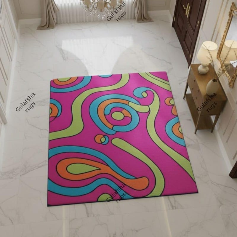 Funky Rug - Etsy