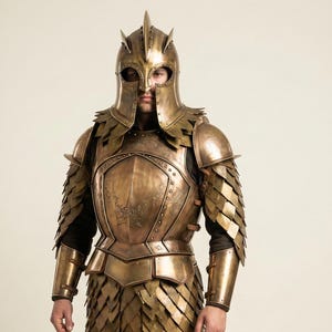 Armadura de la Guardia Real / Juego de Tronos / Coraza medieval de acero / Disfraz de Halloween