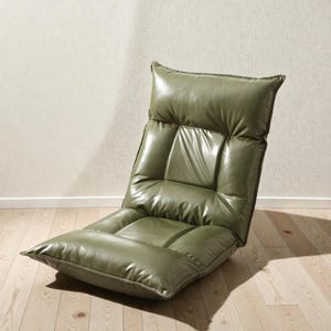 Foldable Floor Chair 42 Position Adjustable Back Support Lazy Sofa Recliner Gaming Reading Meditation Lounge Seat Bedroom Living Room