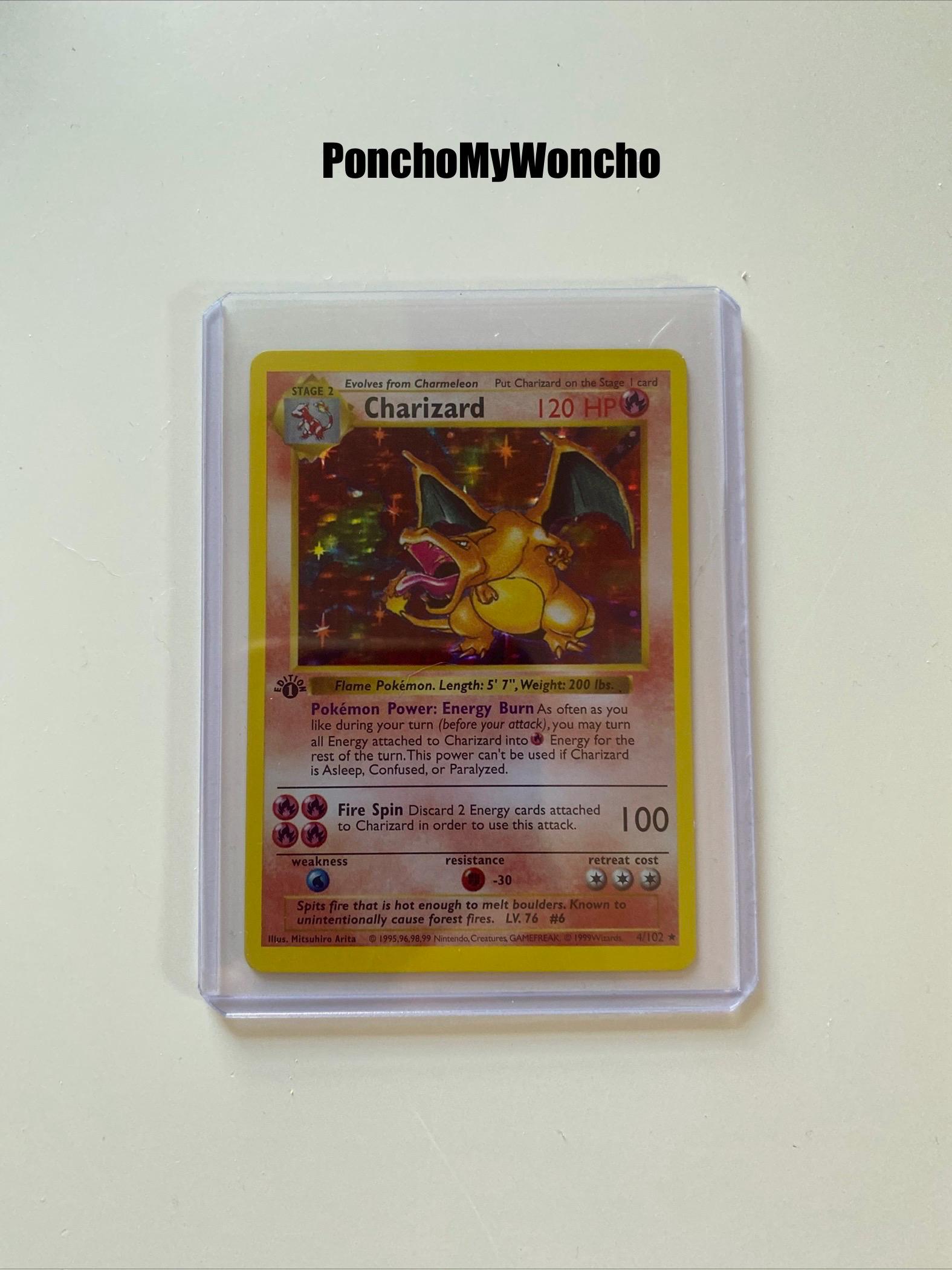 1st edition shadowless charizard - Etsy 日本