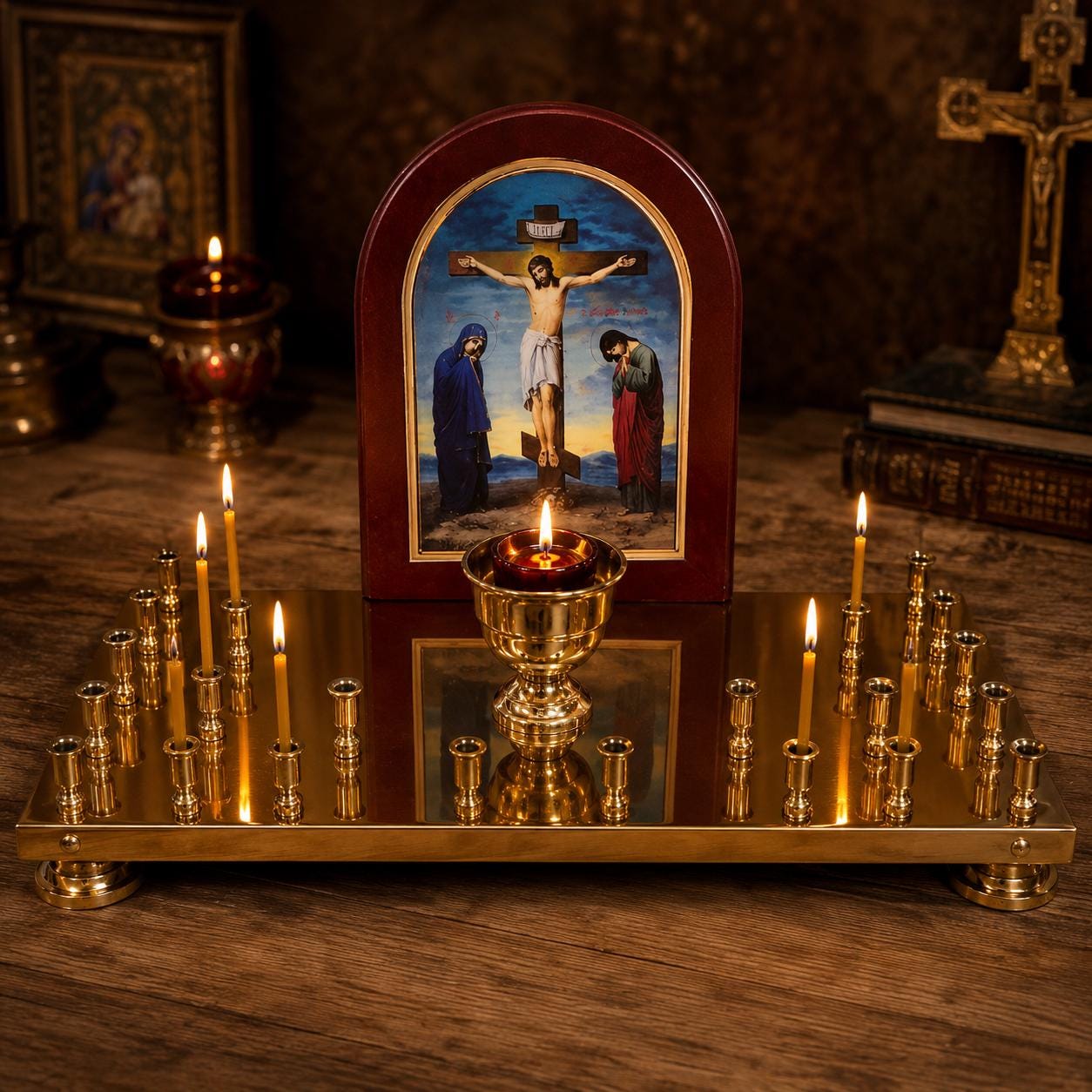 Catholic altar candle holder - Etsy 日本