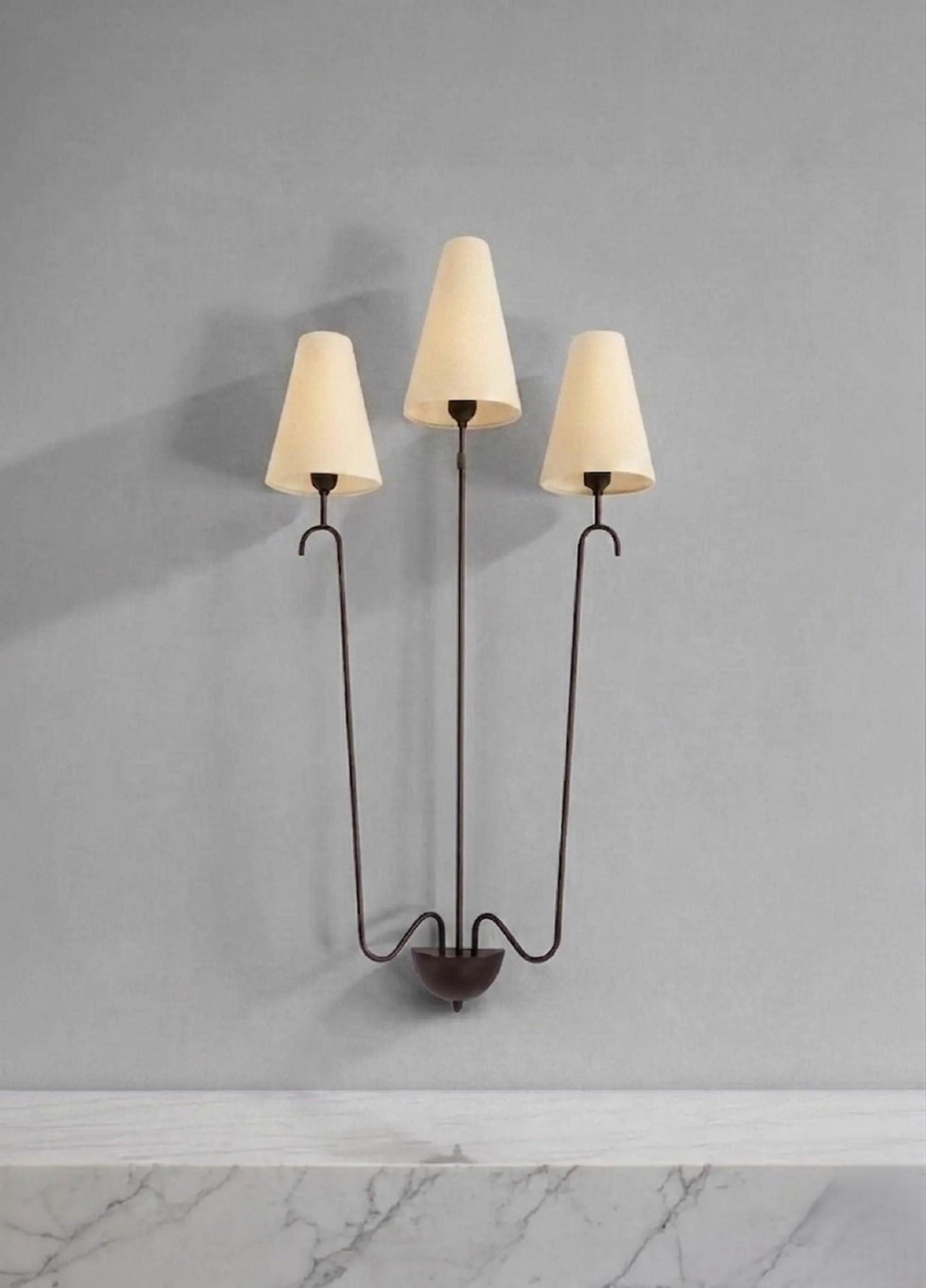 3-light Modern Handcrafted Minimalist Wall Lamp Luxury Contemporary ...