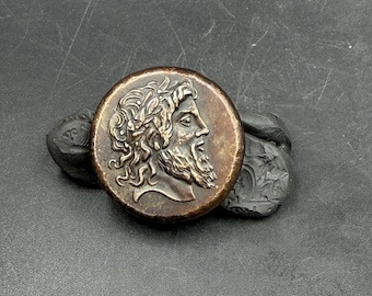 Einzigartige alte antike römische Kaiserzeit Bronze Münze