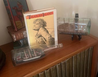 Vintage schateiland Robert Louis Stevenson. Illustraties door Mervyn Peake. Gepubliceerd in 1976