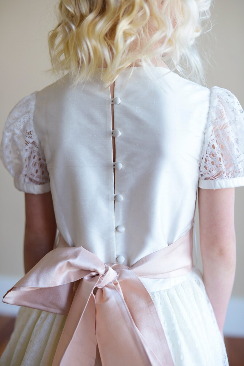 Premium Lace Flower Girl Dress image 5