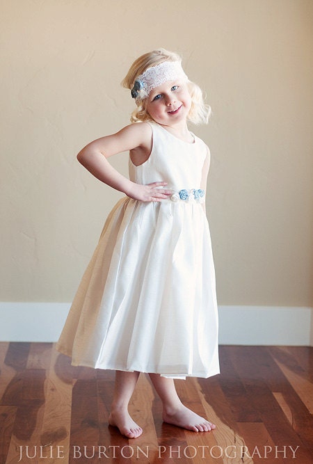 The Forget-me-not : Flower Girl Dress Bridesmaid Dress for | Etsy