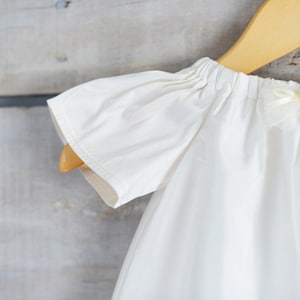 Louisa pure silk baptism gown