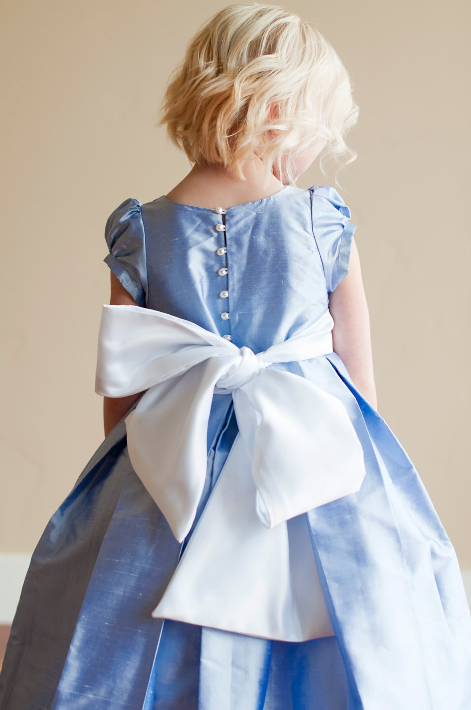 Flower Girl Silk Dress