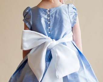 Flower Girl Dress - Silk - Special Occasion Girl's Dress -