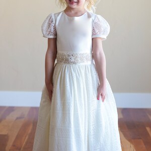 Premium Lace Flower Girl Dress image 3