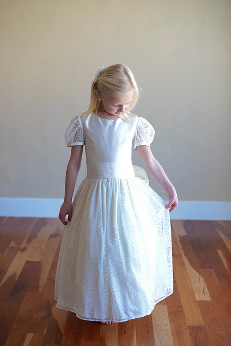 Premium Lace Flower Girl Dress image 2