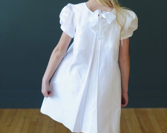 The Amie Flower Girl Dress in Pure Silk