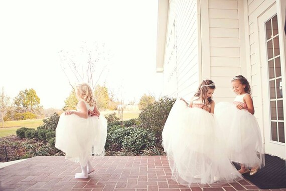 ballerina flower girl dress