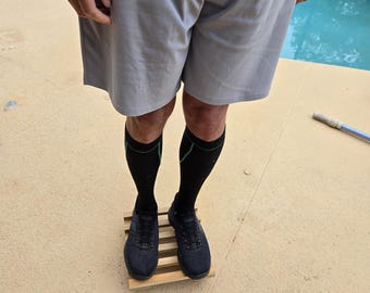 Heavy Duty Potted Plant Dolly, 360 Swivel Casters, 12"x12" Wood Plant Stand Dolly