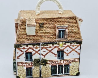 Bolso maleta diseño miniaturas 1,12 casa de muñecas