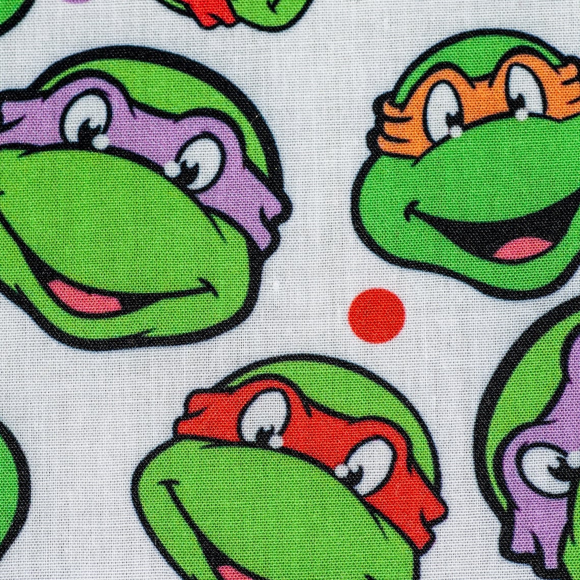Teenage Mutant Ninja Turtles pattern fabric Two layered Etsy