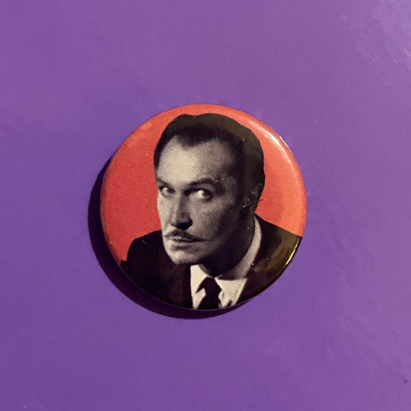 Vincent Price badge / button