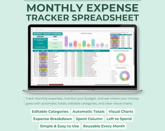 Personal Budget Calculator Excel Google Sheets, Daily Expense Log, Remaining Balance Tracker, Savings Budget Planner, Spending Control Sheet