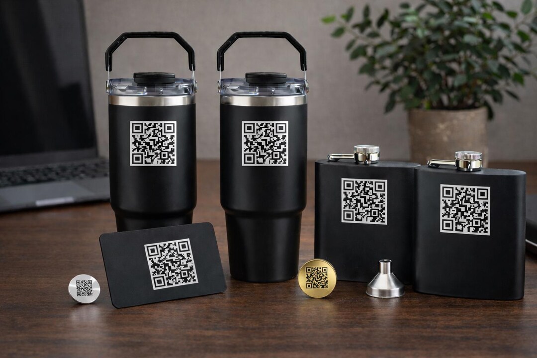 Custom Engraved Item With QR Code to a Personalized Message! - Etsy