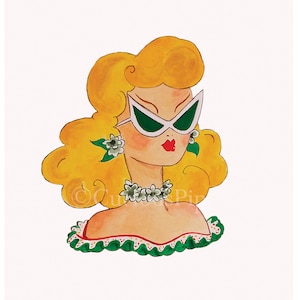 Barbie Girl - Archival, 6x8 Art Print...