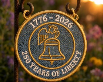 250 Years of Liberty Embroidery Design: Bell Eagle (Digital Download)