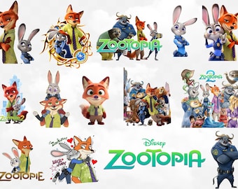 Zootropolis 2 Clipart PNG, Zootropolis SVG, sfondo trasparente animali cartoni animati film clipart