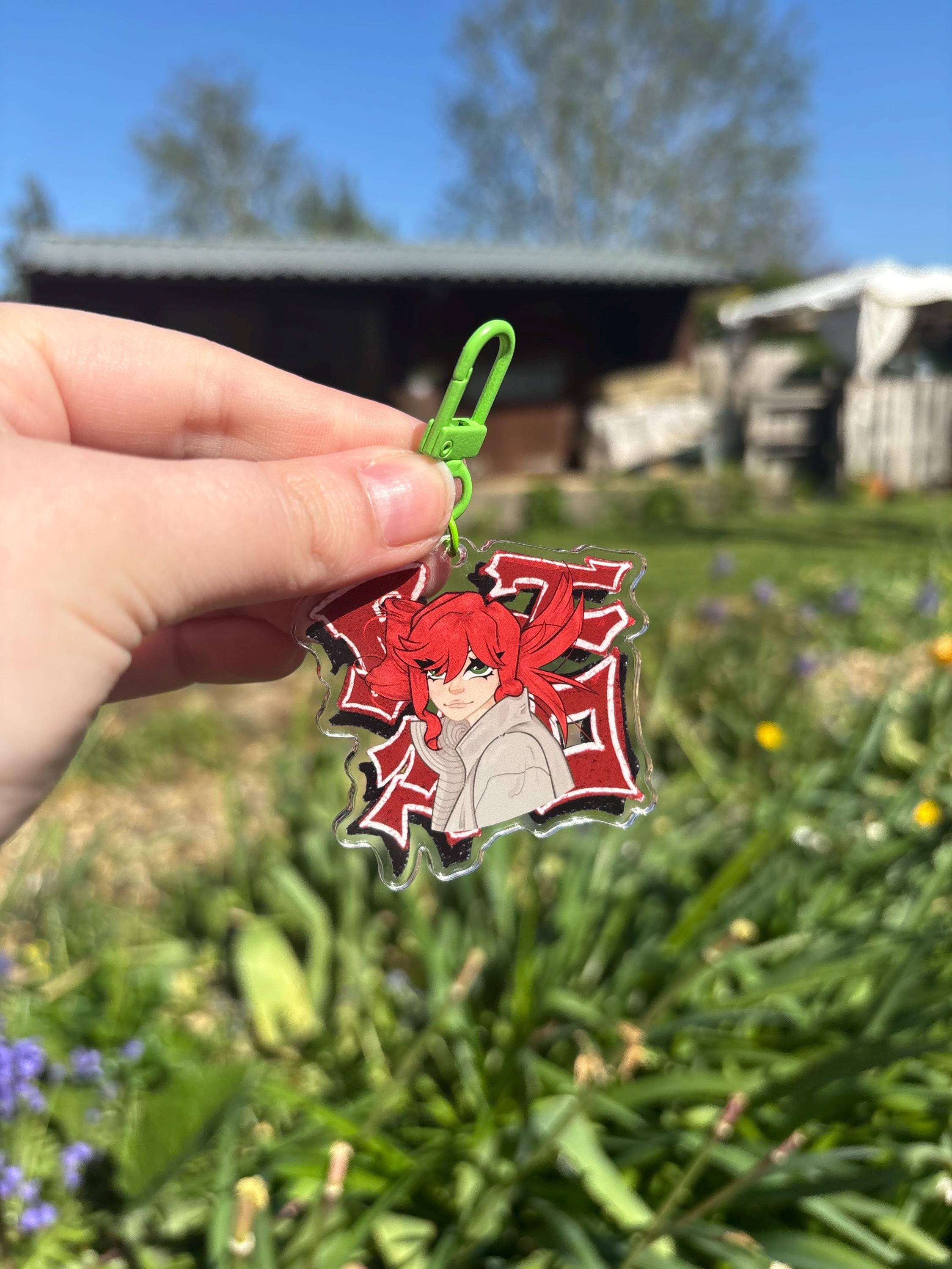 Zanka Keychain GACHIAKUTA || Rudo, Zanka & Riyo || Acrylic Keychain - Etsy