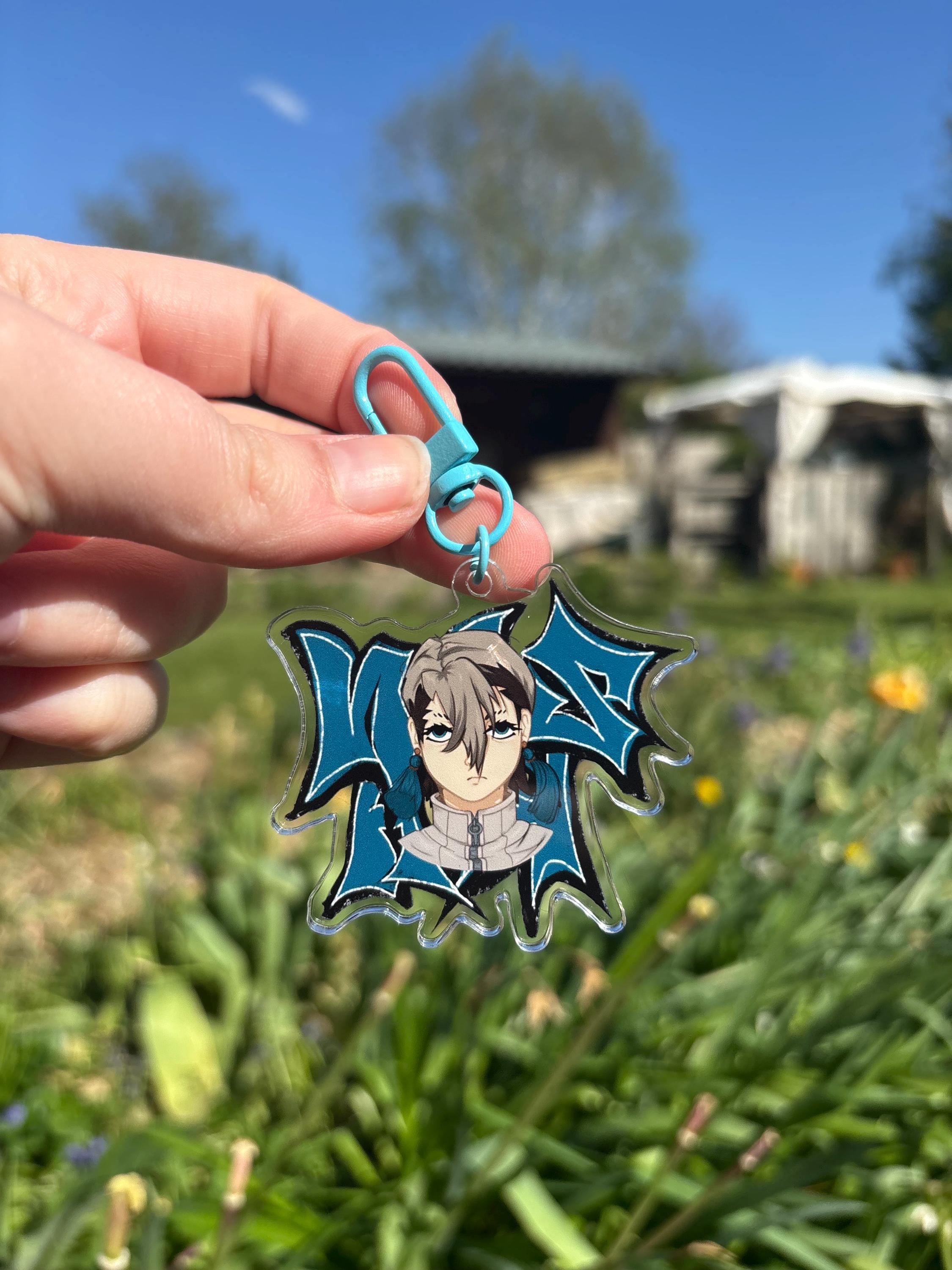 Zanka Keychain GACHIAKUTA || Rudo, Zanka & Riyo || Acrylic Keychain - Etsy