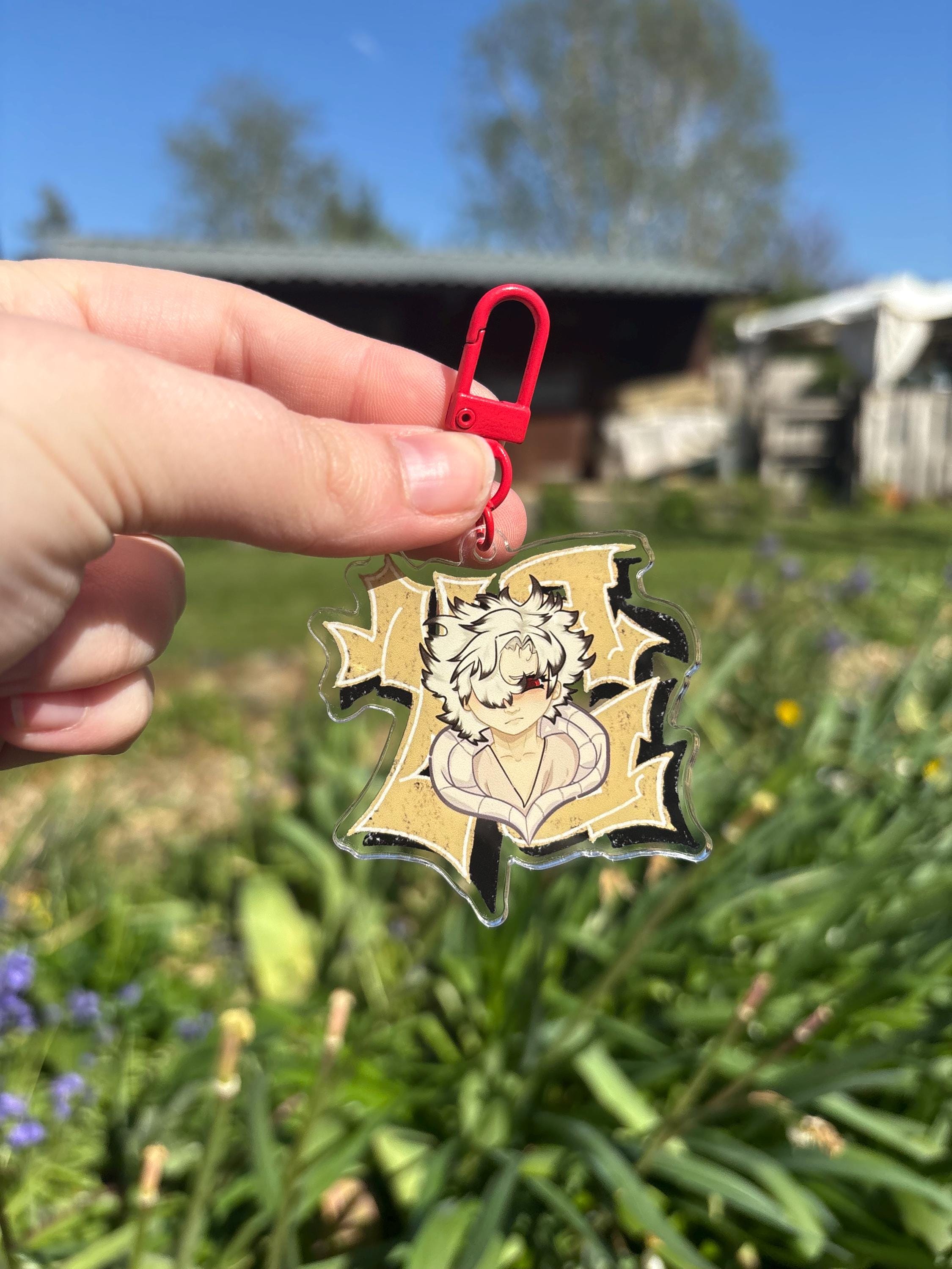 Zanka Keychain GACHIAKUTA || Rudo, Zanka & Riyo || Acrylic Keychain - Etsy