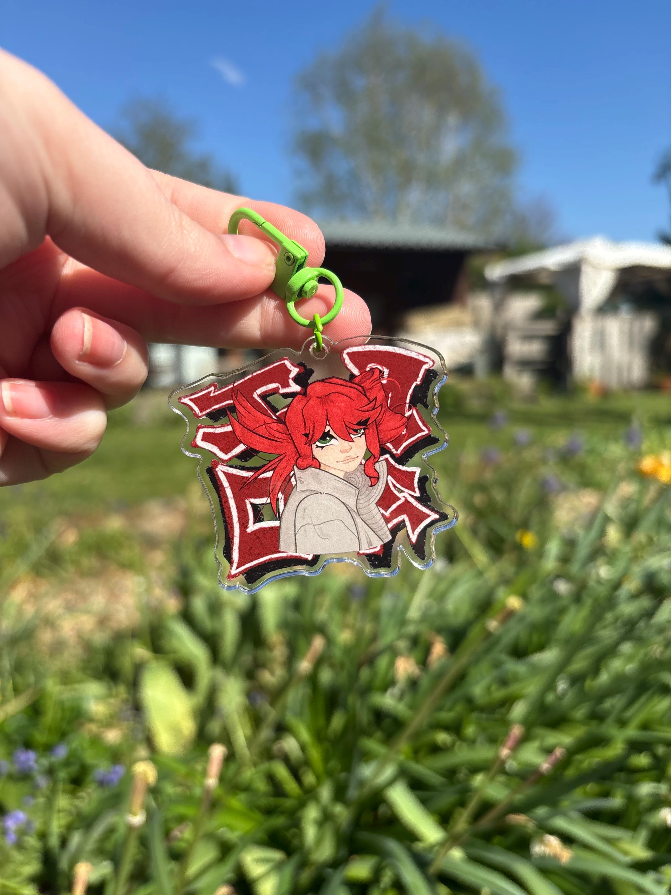 Zanka Keychain GACHIAKUTA || Rudo, Zanka & Riyo || Acrylic Keychain - Etsy