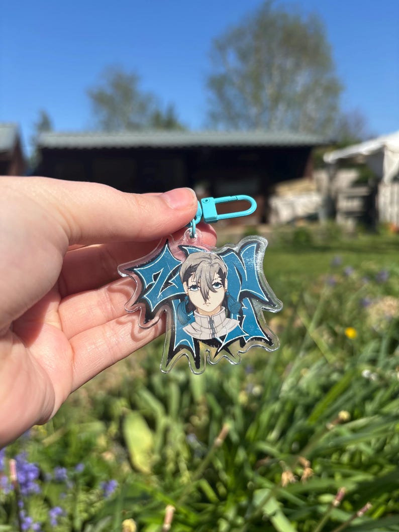 Zanka Keychain GACHIAKUTA || Rudo, Zanka & Riyo || Acrylic Keychain - Etsy